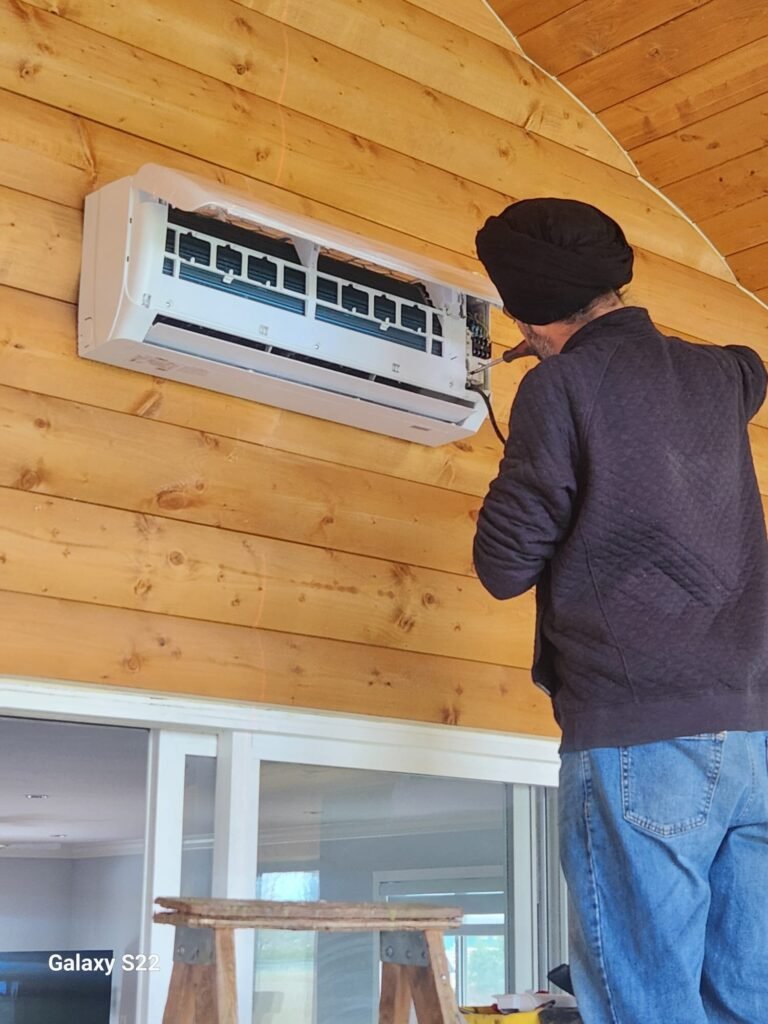 Air conditioning installer